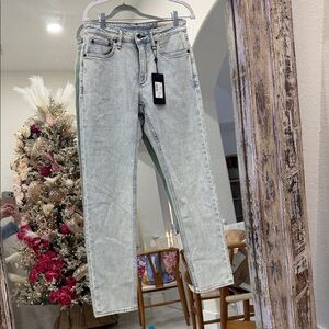 Rag & Bone Fit 3 - Edgar Athletic Fit Authentic Stretch Light Indigo Jeans